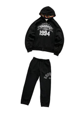 Supreme x Margiela Paris 1994 Zip Hoodie & Sweatpants Set – Black