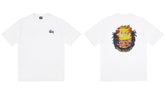 Stussy Laguna Sunset Palm Front And Back Graphic Short Sleeve Tee