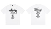 Stussy World Tour Cities Graphic Short Sleeve Tee
