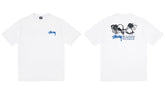 Stussy Shell Beach Roots Front And Back Graphic Short Sleeve Tee