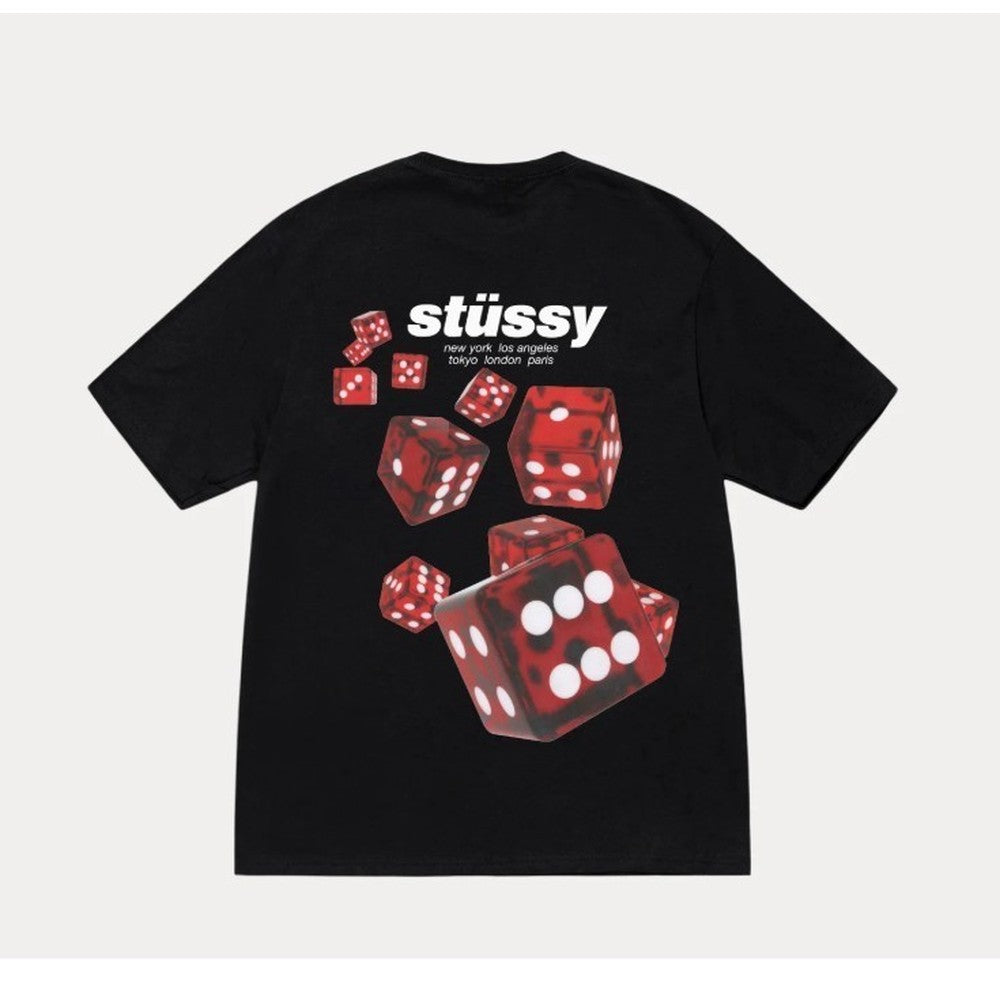 Stussy Red Dice Front Graphic Short Sleeve Tee