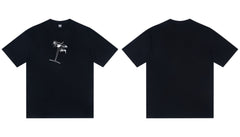 Stussy Martini Glass Chest Graphic Short Sleeve Tee