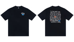 Stussy Heal The Bay Front And Back Graphic Short Sleeve Tee
