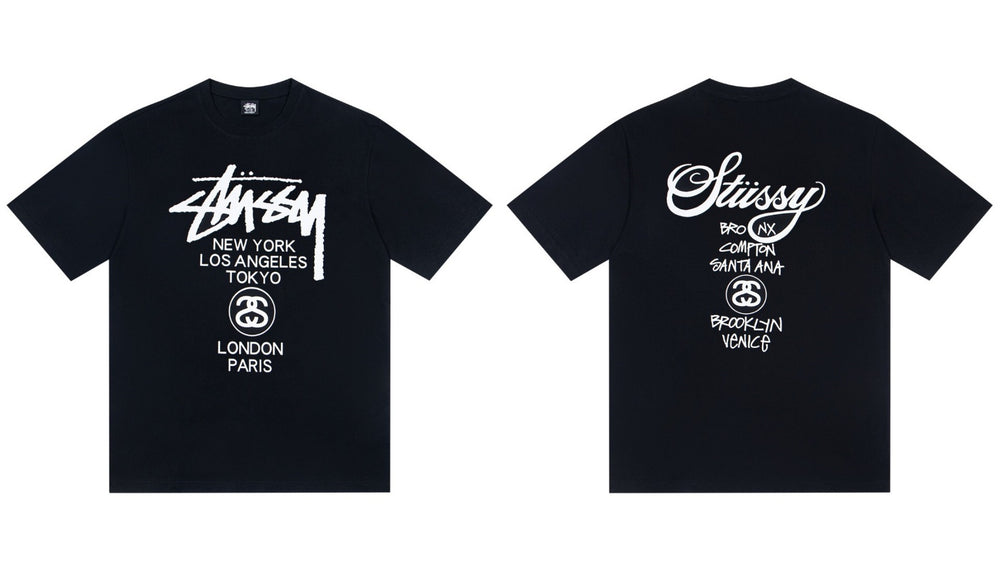 Stussy World Tour Cities Graphic Short Sleeve Tee