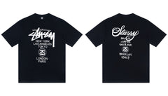 Stussy World Tour Cities Graphic Short Sleeve Tee