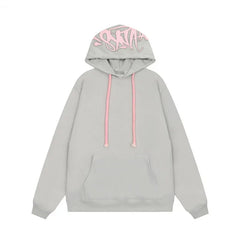 Syna World Hood Graphic Pullover Hoodie (Grey)