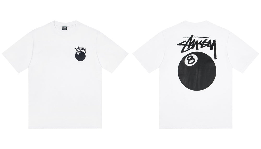 Stussy 8 Ball Graphic Short Sleeve Crew Neck Tee