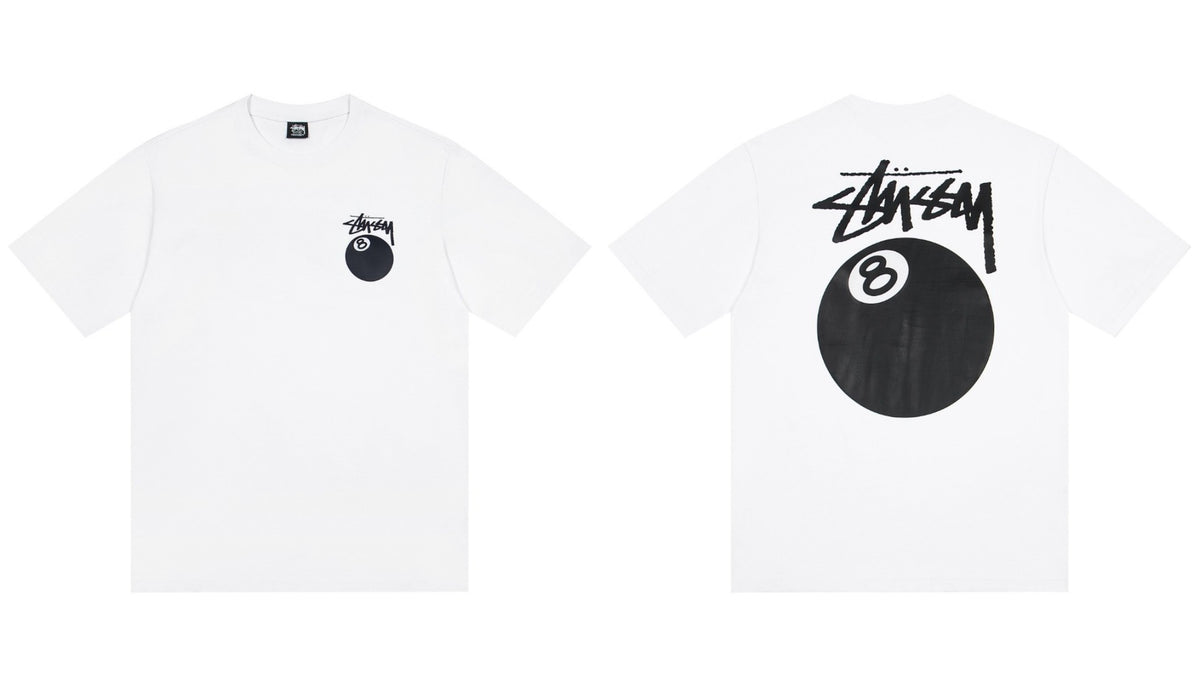 Stussy 8 Ball Graphic Short Sleeve Crew Neck Tee